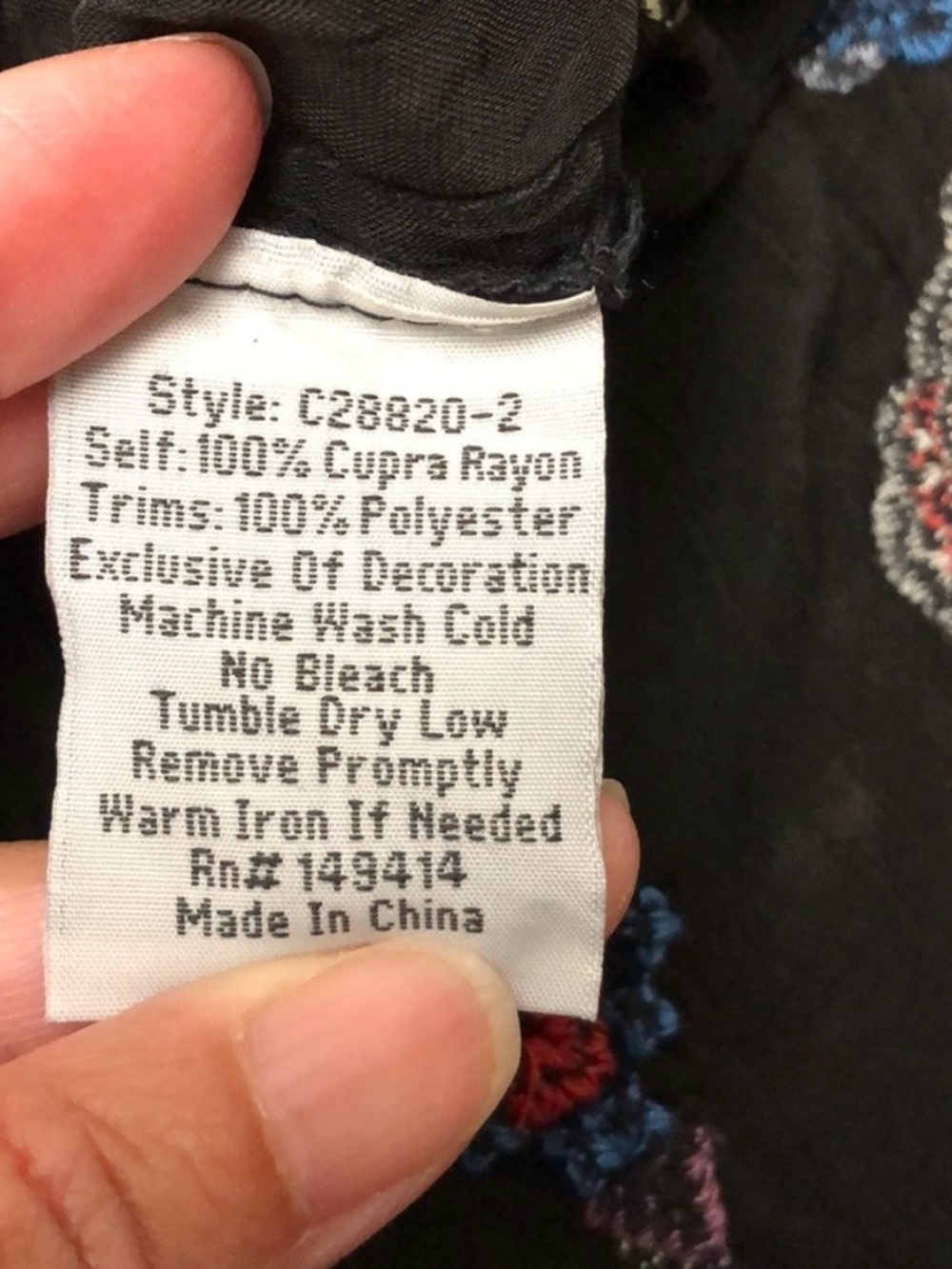 Johnny Was Embroidered Tunic - Picture 5 of 7